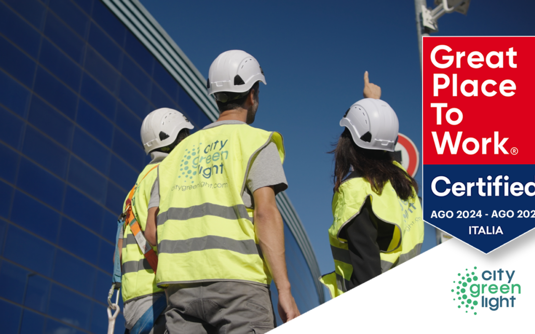 City Green Light ottiene la certificazione “Great Place to Work”