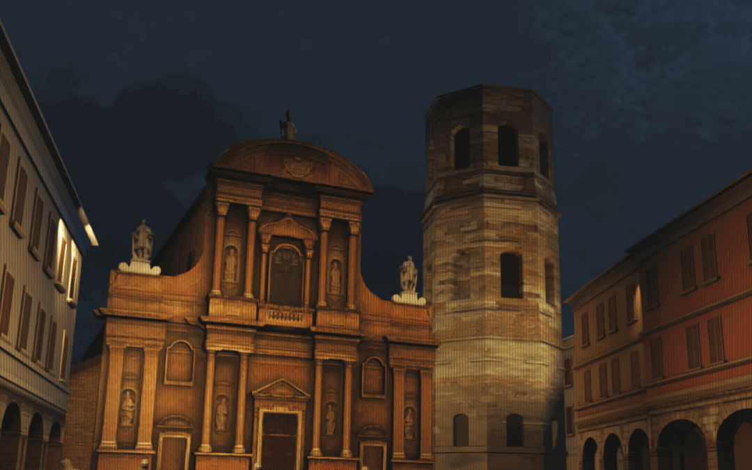 Metaverso experience city green light